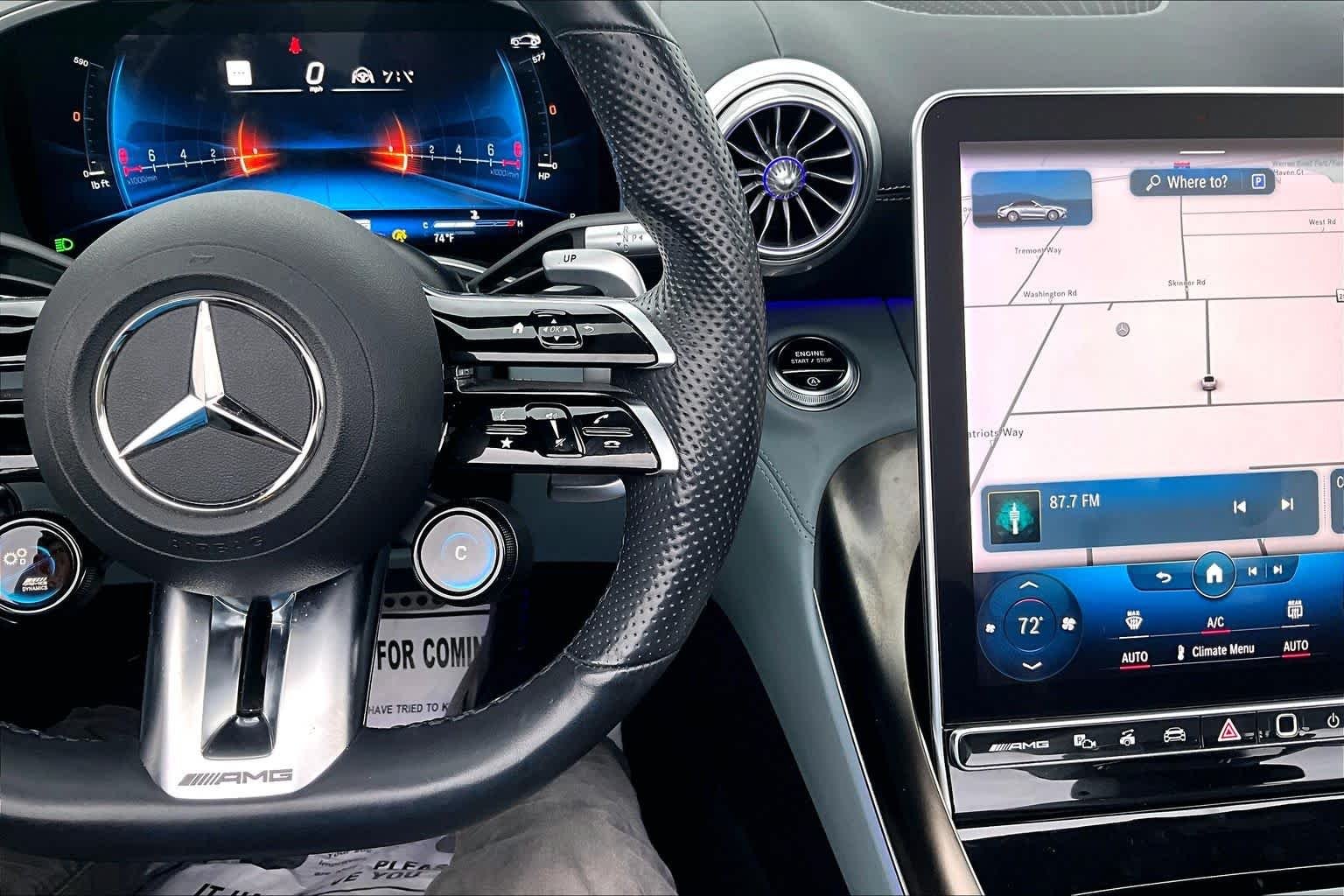 Used 2022 Selenite Grey Metallic Mercedes-Benz AMG® SL 63 image 25