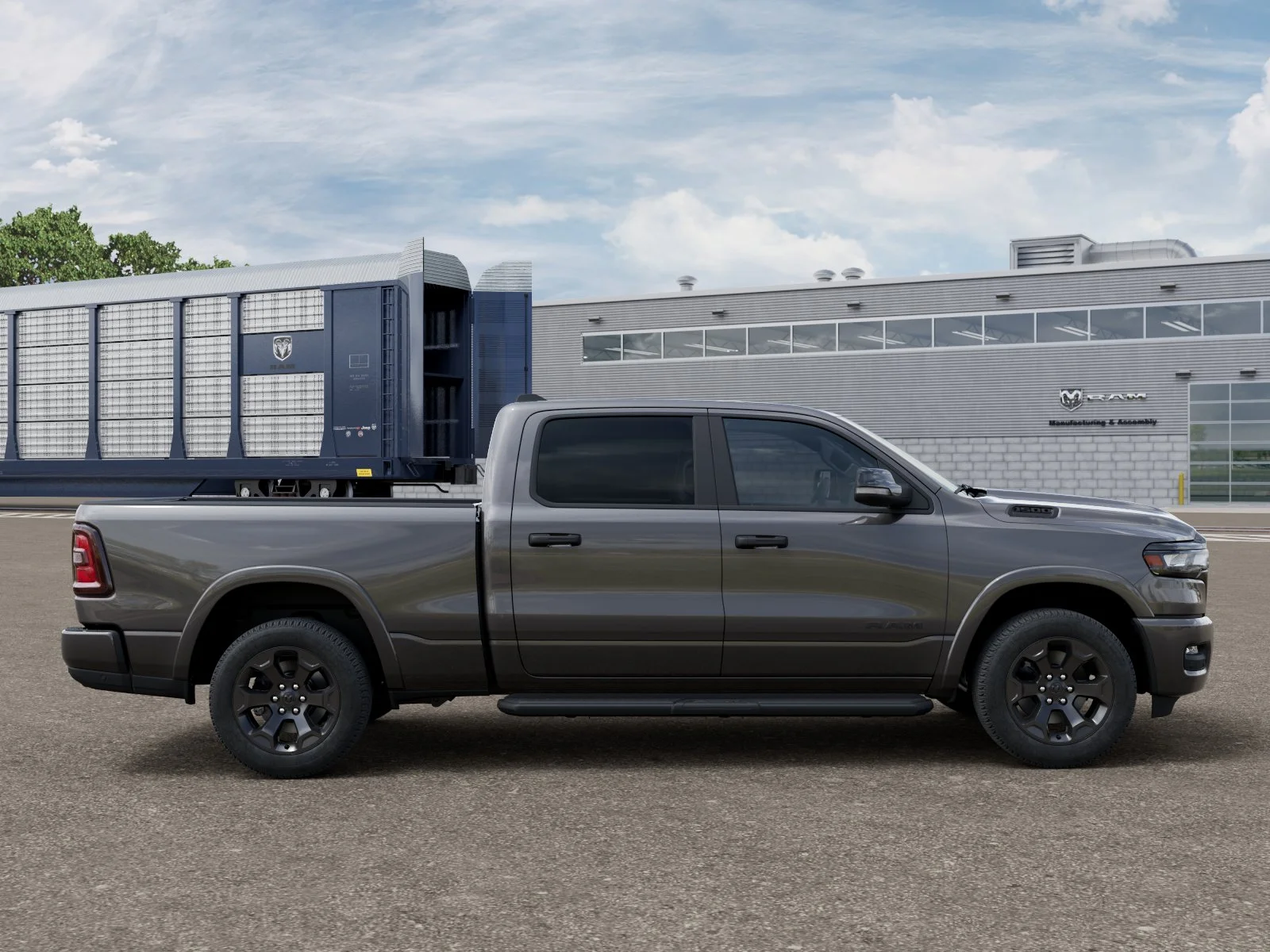 New 2026 Granite Crystal Metallic Clear-Coat Exterior Paint RAM Big Horn/Lone Star image 12