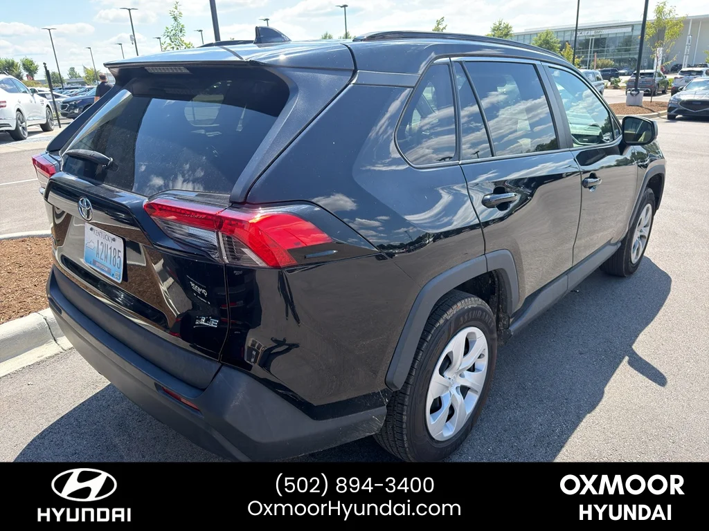 Used 2020 Midnight Black Metallic Toyota LE image 5
