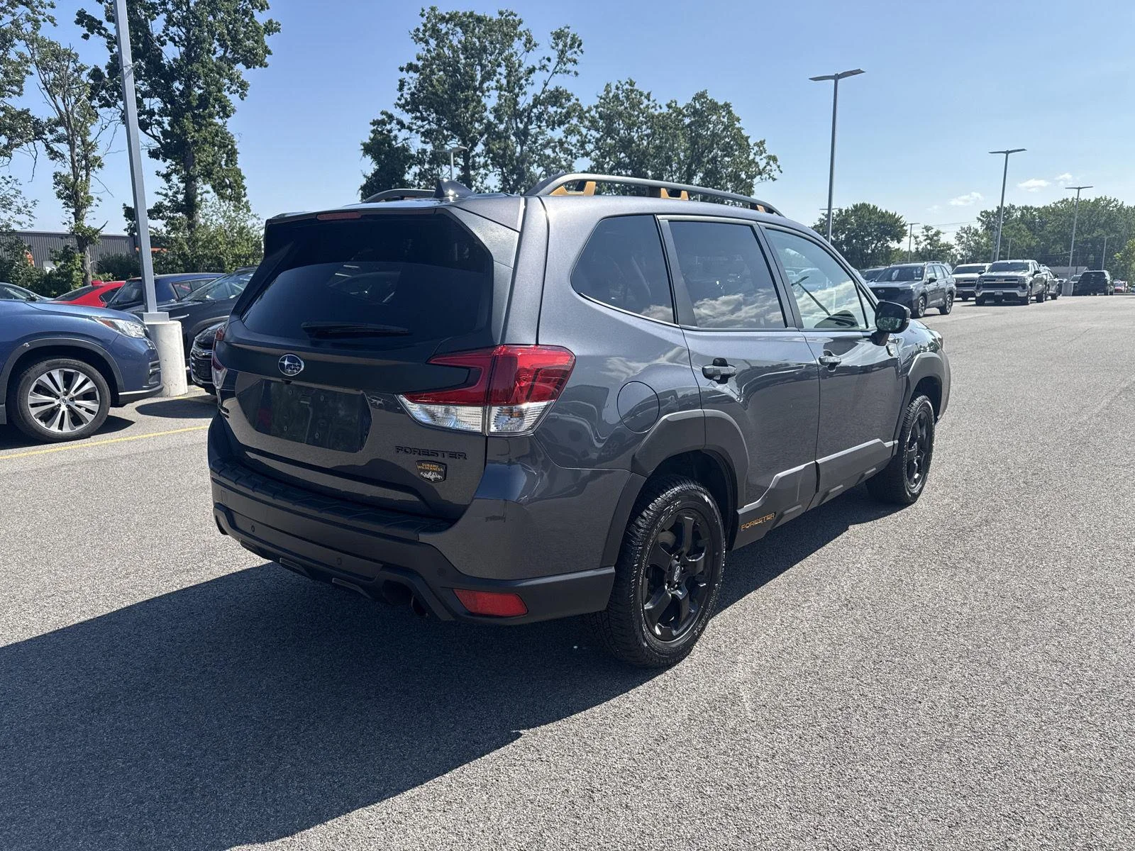 Used 2024 Magnetite Gray Metallic Subaru Wilderness image 8
