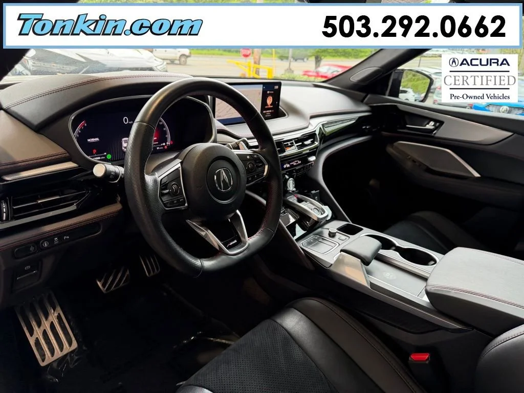 Certified Used 2023 Platinum White Pearl Acura SH-AWD with A-Spec Package image 50