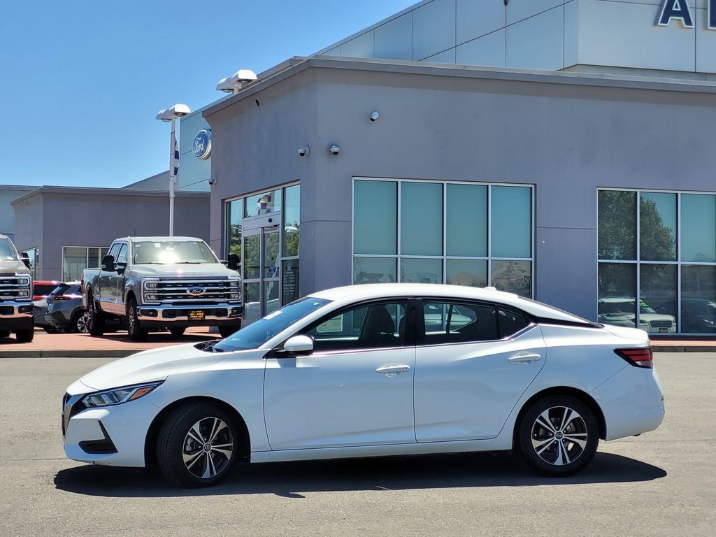 Certified Used 2021 Cloud White Nissan SV image 7