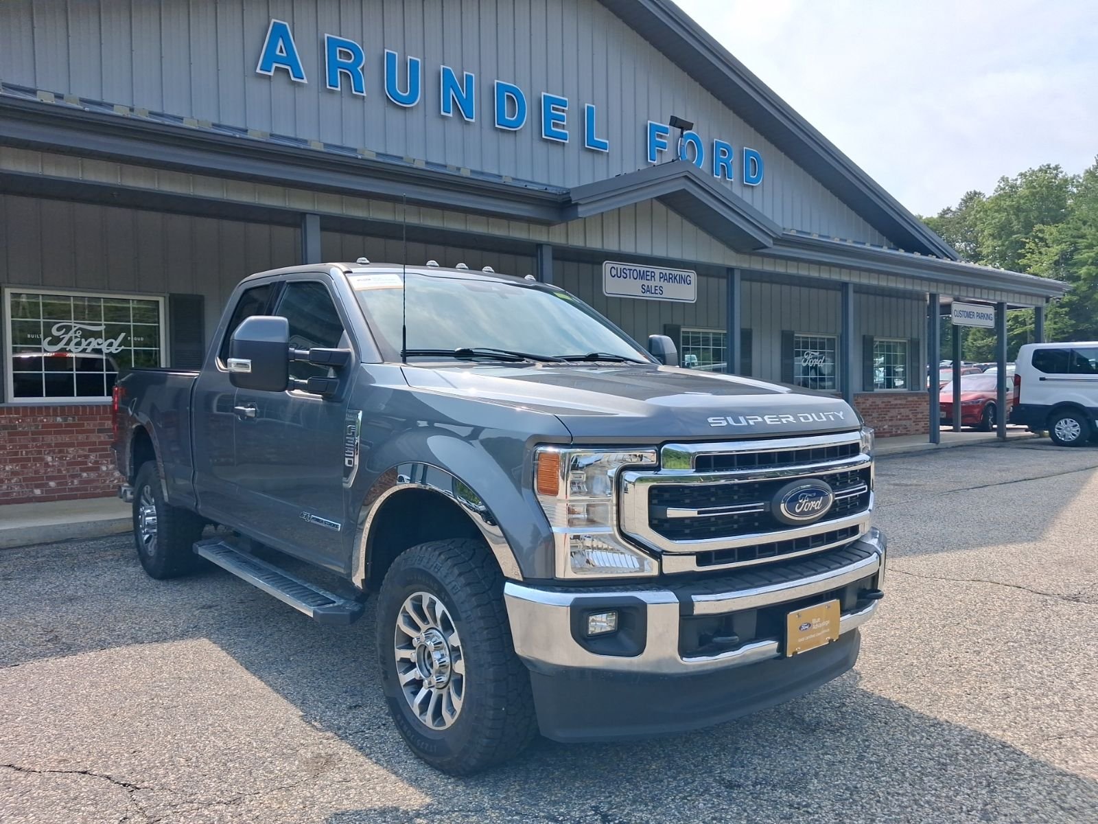 Certified Used 2022 Gray Ford Lariat image 1