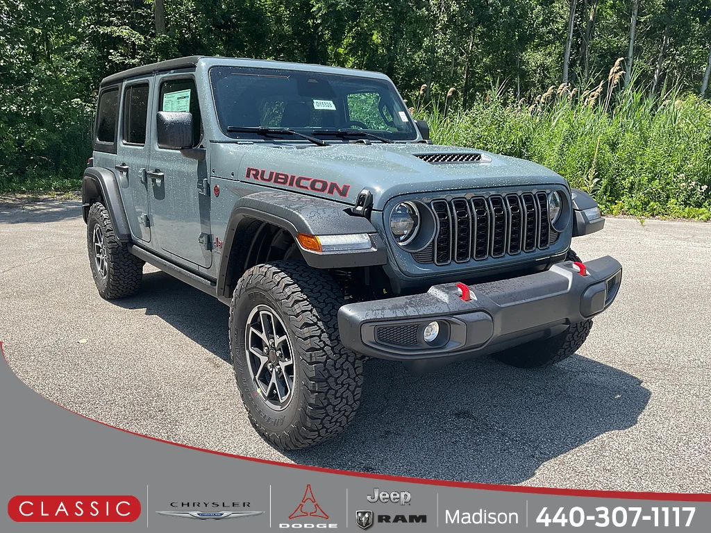 New 2026 Anvil Clearcoat Jeep 4-Door Rubicon 4x4 image 1