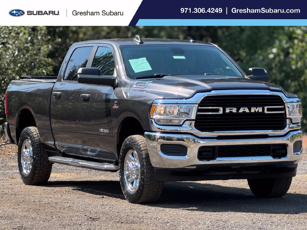 Used 2021 Granite Crystal Metallic Clearcoat Ram Big Horn image 1