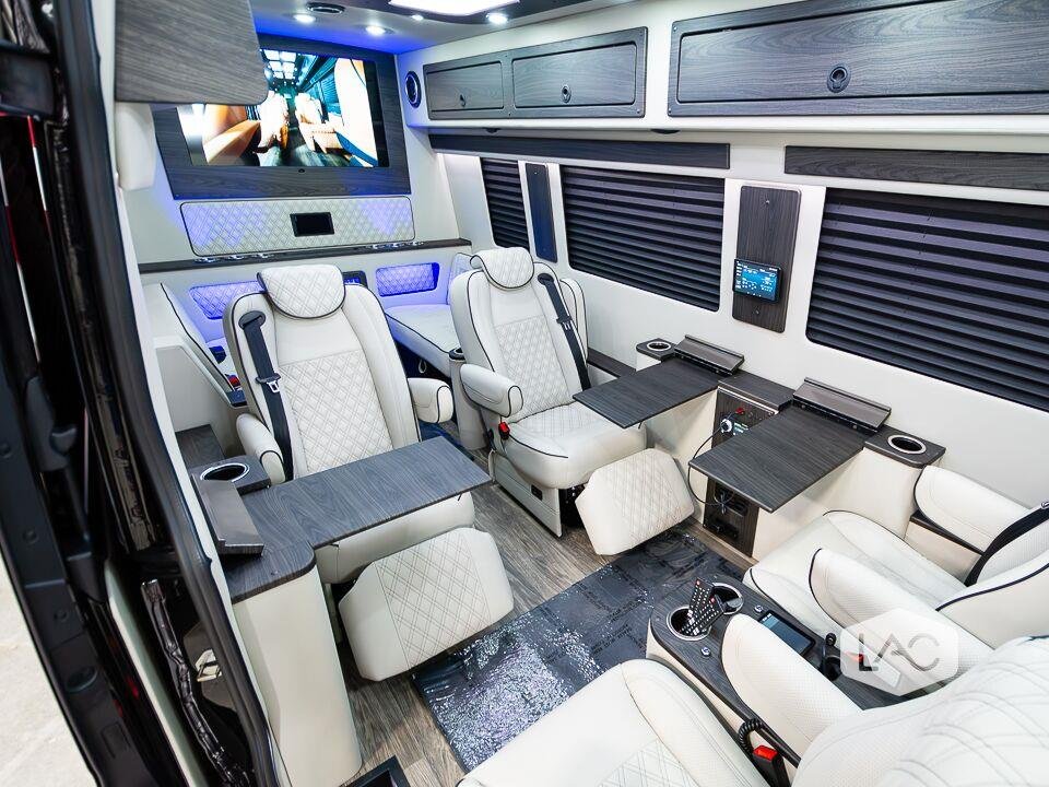 New 2024 Black Blue Mercedes-Benz 3500XD HIGH ROOF I4 DIESE image 6