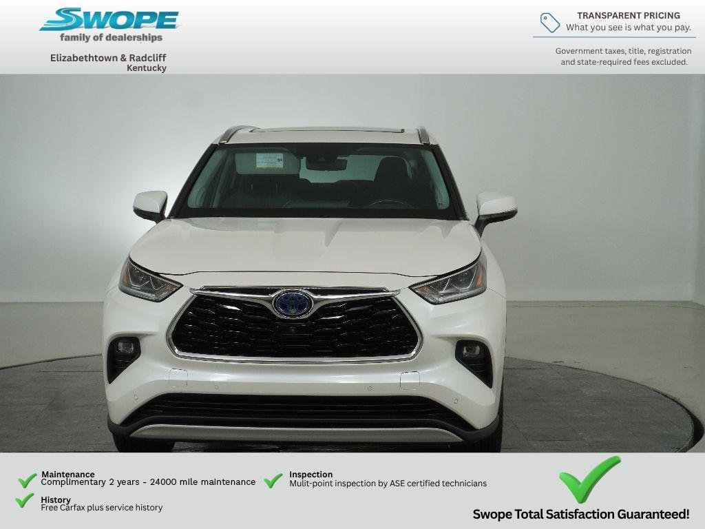 Used 2021 WHITE Toyota Hybrid Platinum image 8