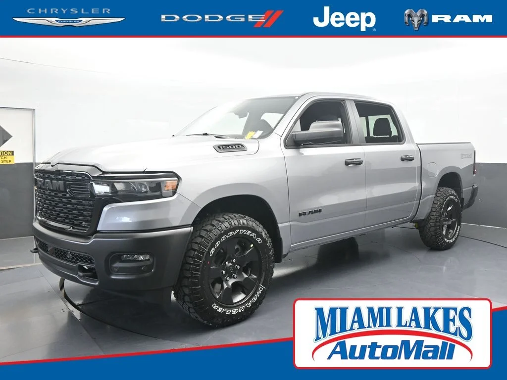 New 2026 Billet Silver Metallic Clear-Coat Exterior Paint RAM Warlock image 1