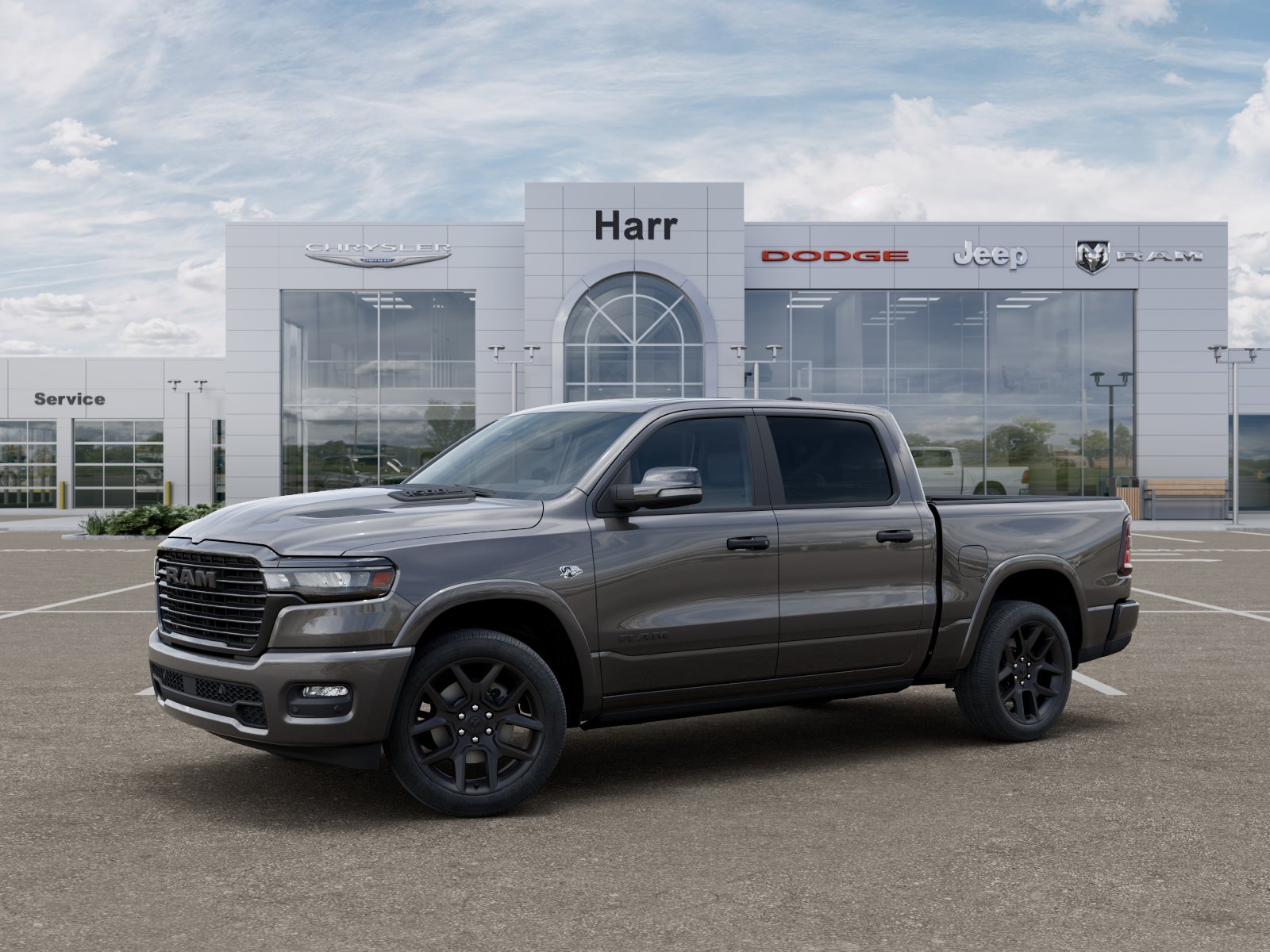 New 2026 Granite Crystal Metallic Clear-Coat Exterior Paint RAM Laramie image 28