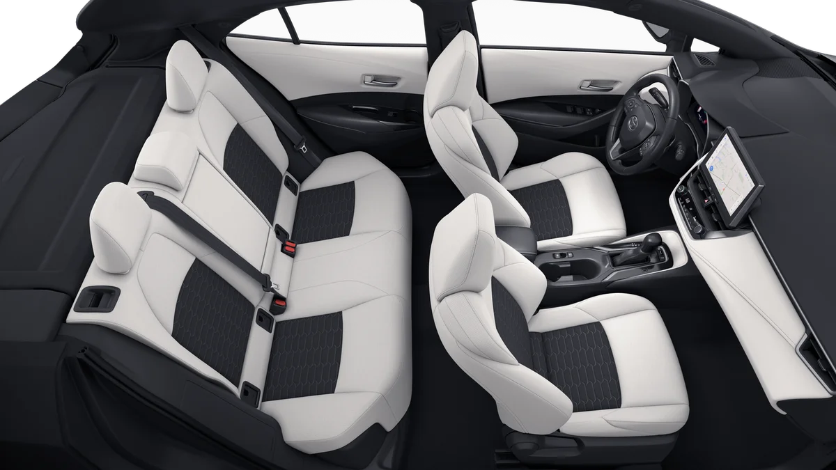 New 2027 Classic Silver Metallic with Black roof Toyota SE image 55