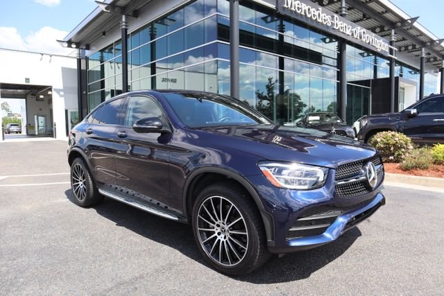 Certified Used 2023 Lunar Blue Metallic Mercedes-Benz GLC 300 Coupe image 1
