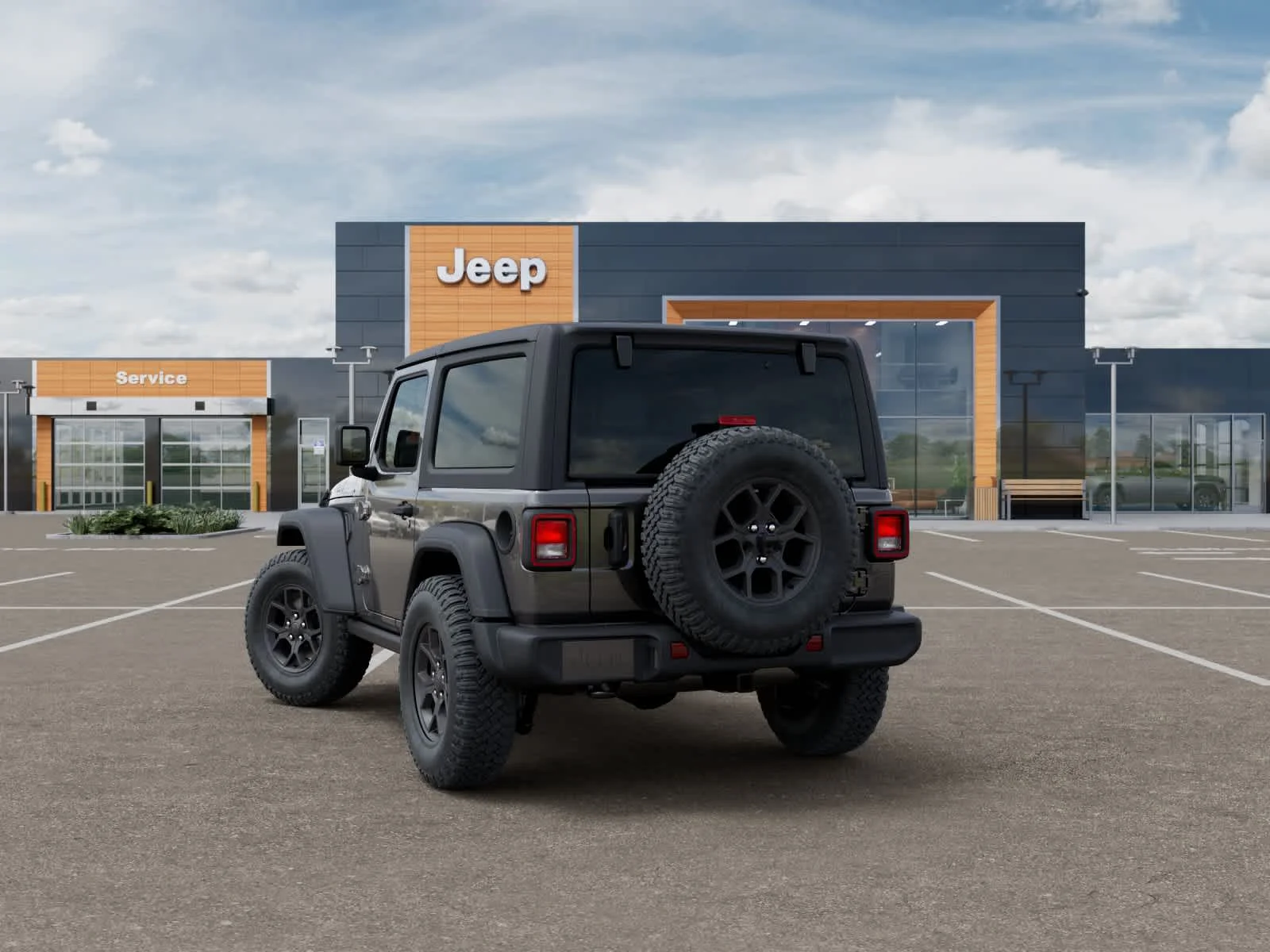 New 2026 Granite Crystal Metallic Clearcoat Jeep Willys image 3