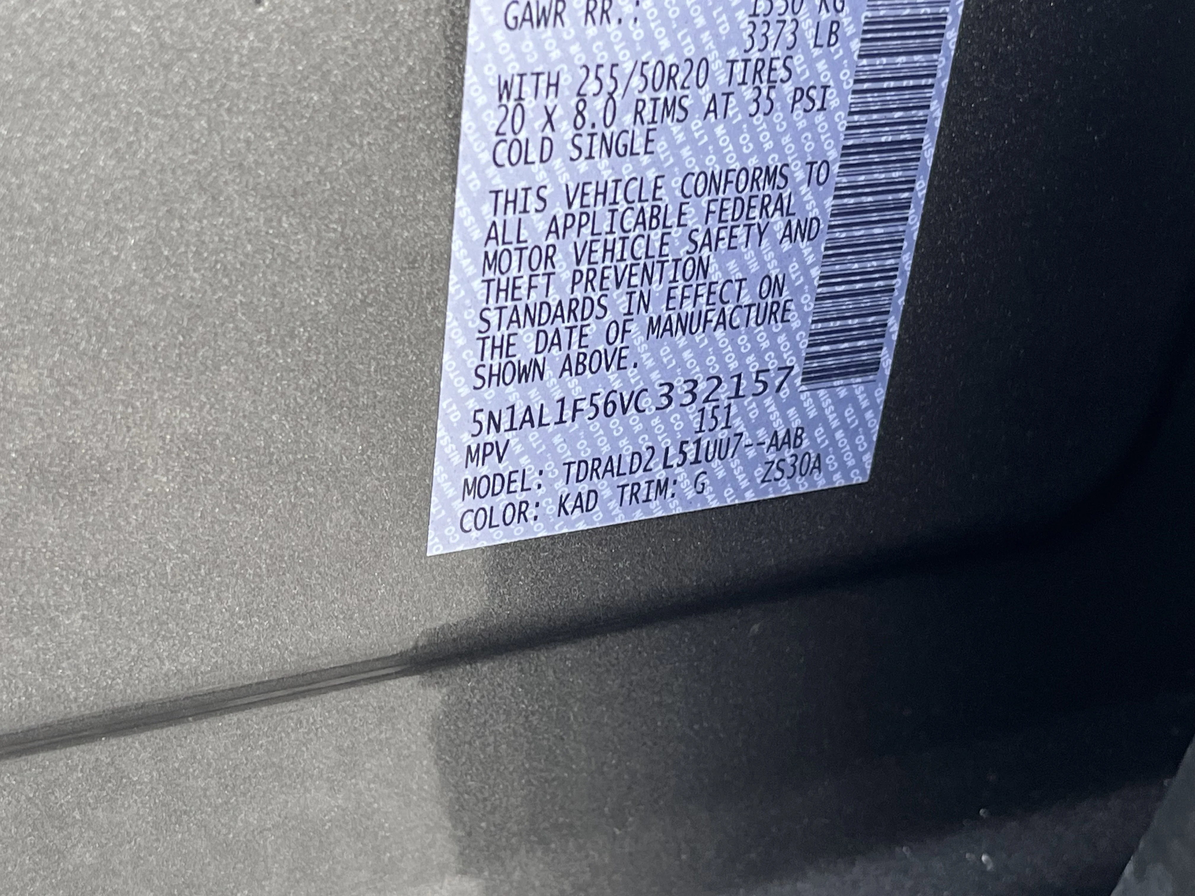 New 2027 Graphite Shadow INFINITI LUXE image 29