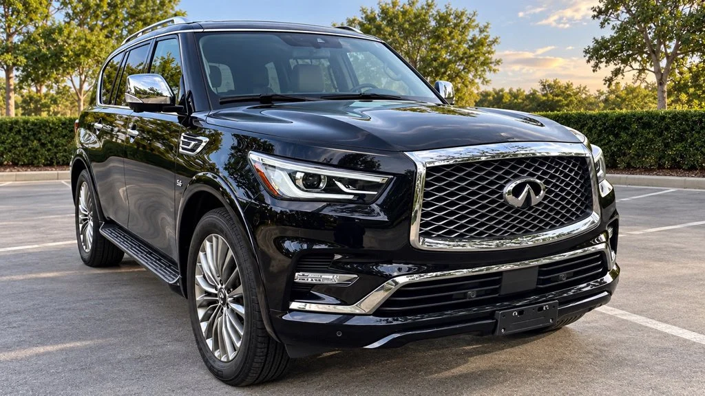 Used 2019 Black Obsidian INFINITI LUXE image 1