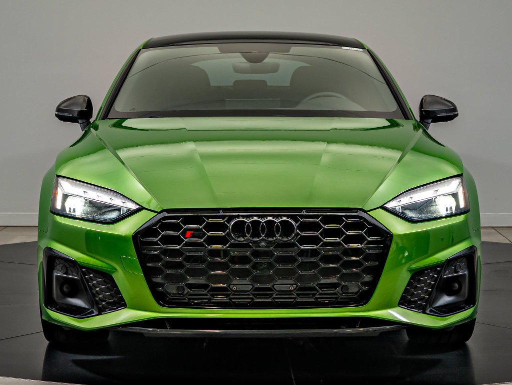 Used 2023 Java Green Metallic Audi Premium Plus image 2