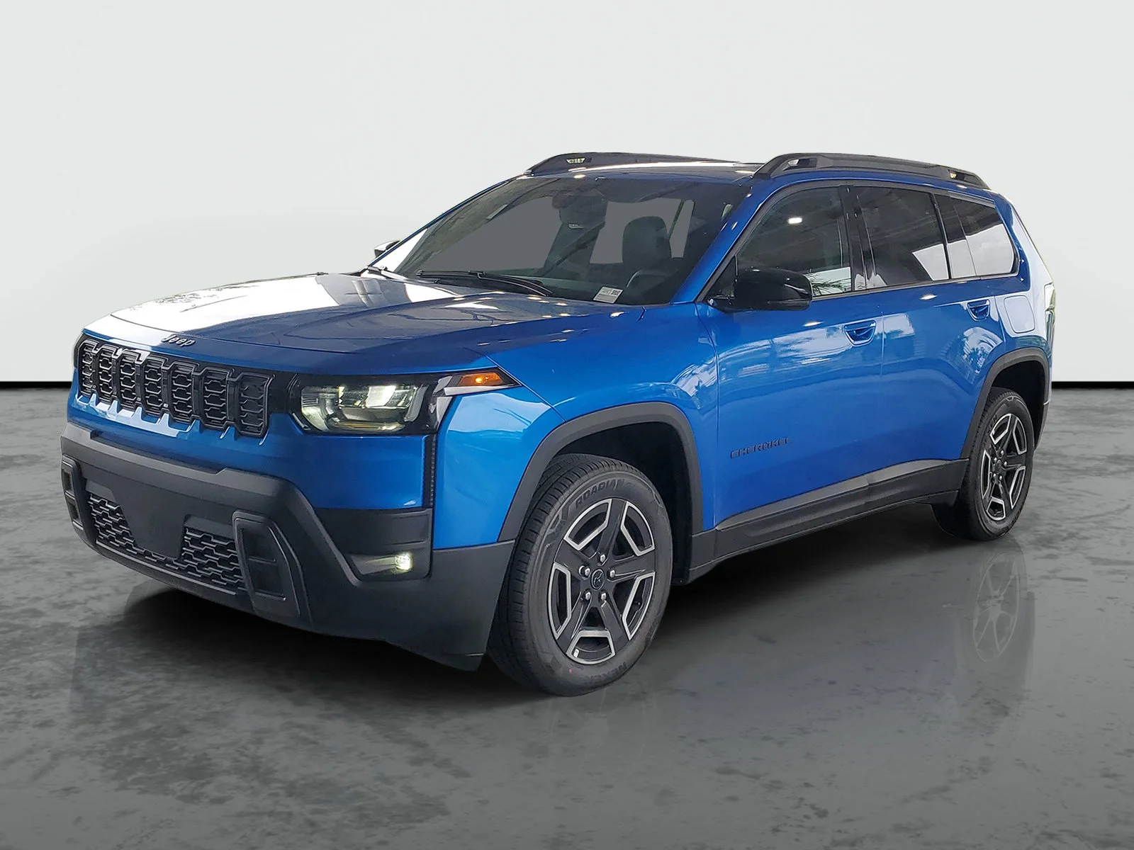 New 2026 Hydro Blue Pearl-Coat Exterior Paint Jeep Limited image 3