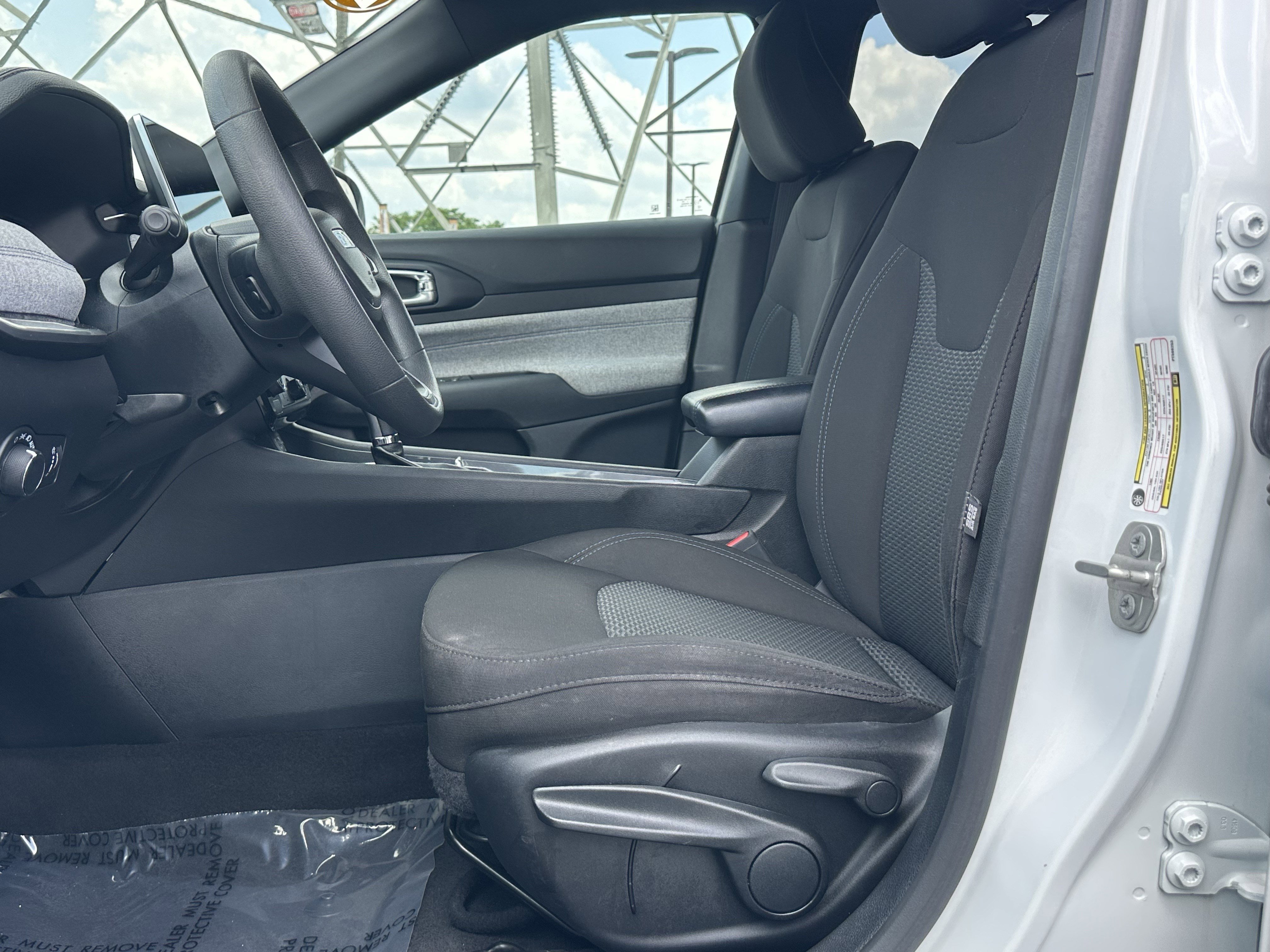 Used 2023 Bright White Clearcoat Jeep Sport image 9