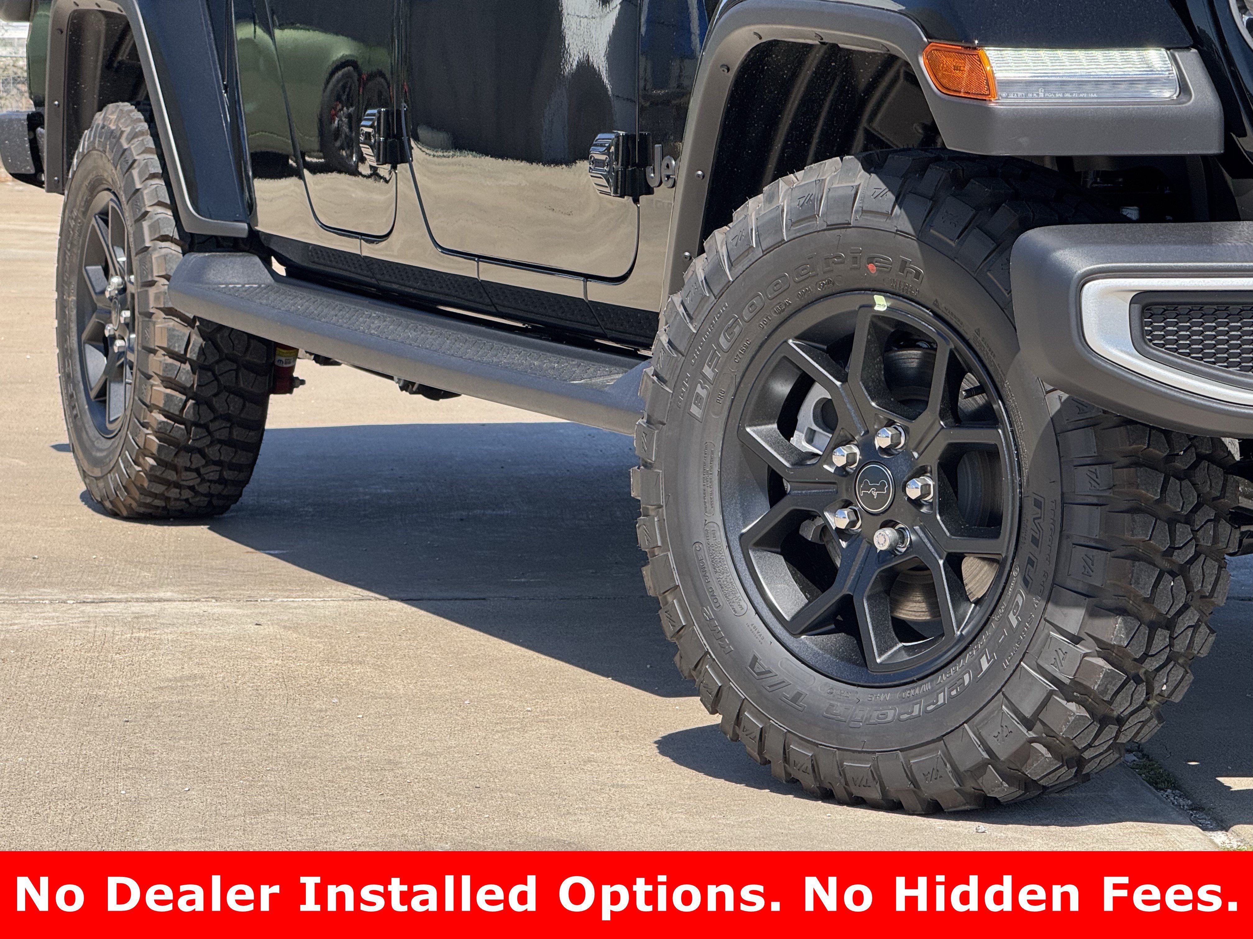 New 2026 Black Clear-Coat Exterior Paint Jeep Texas Trail image 11