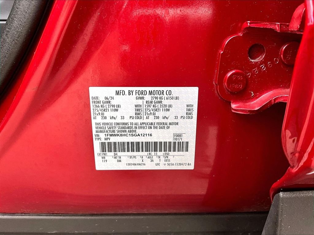 Used 2025 Red Metallic Ford Platinum image 37