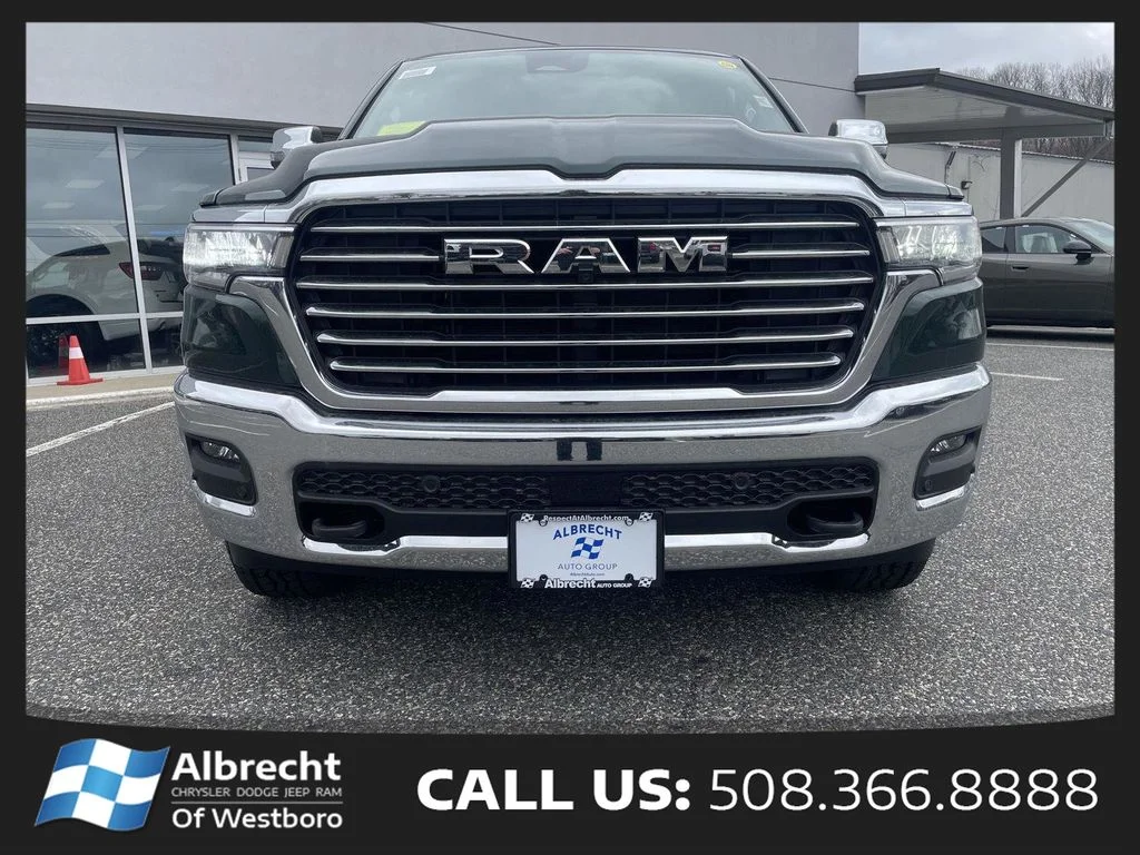New 2026 Serrano-Green Metallic Exterior Paint RAM Laramie image 8