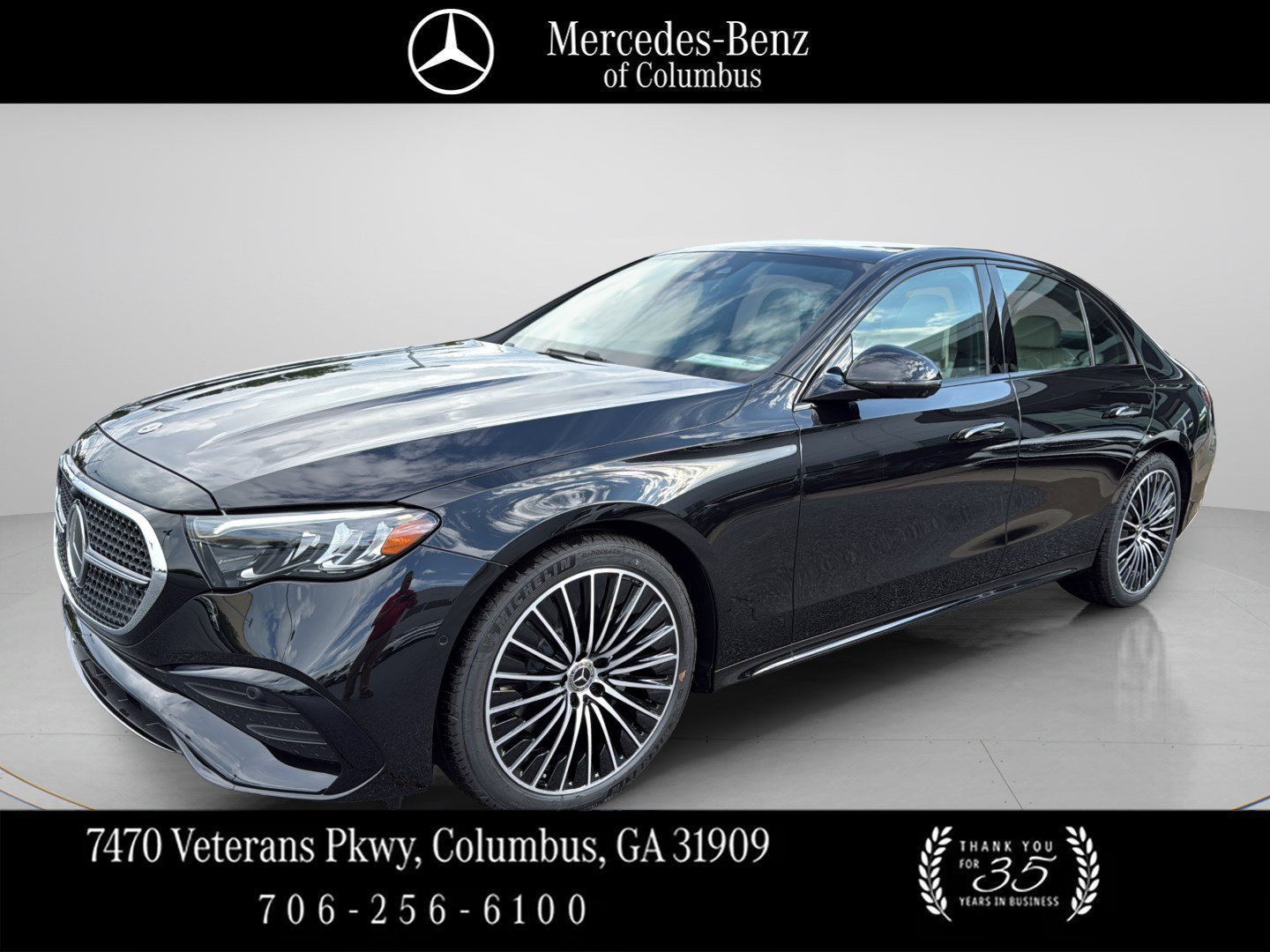 New 2027 Obsidian Black Metallic Mercedes-Benz E 350 image 1