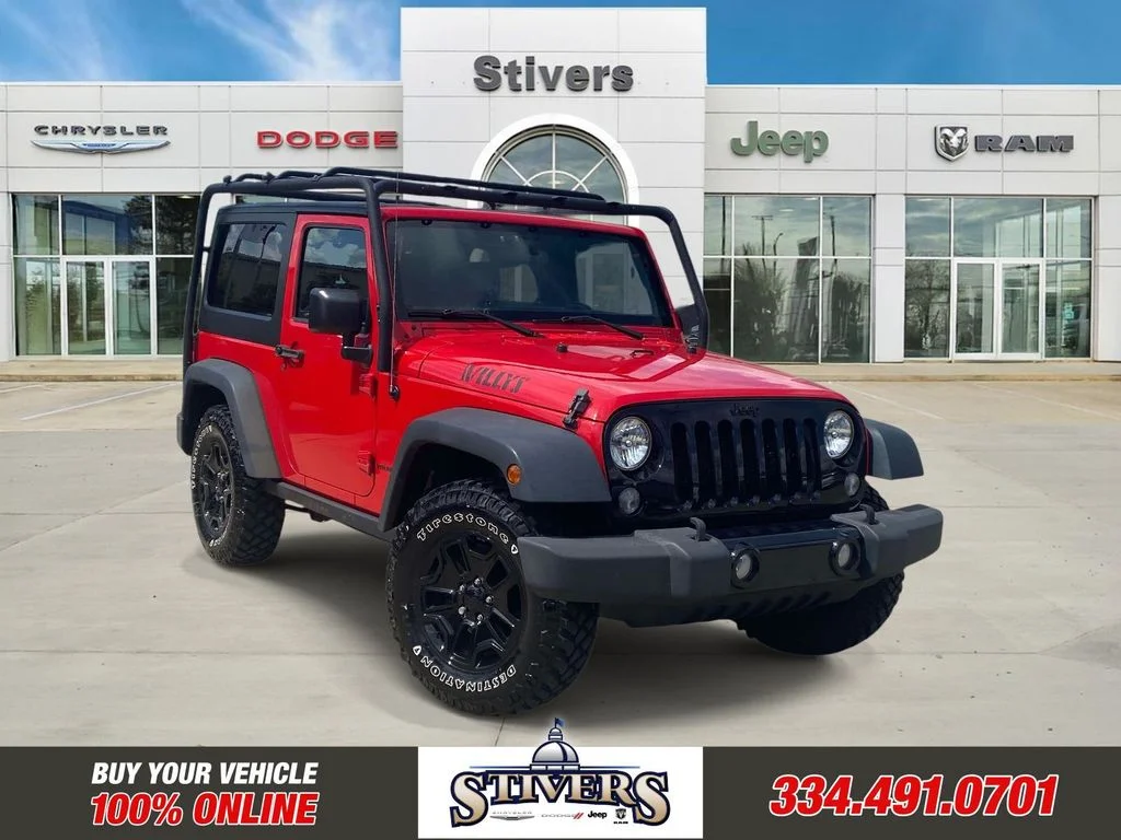 Used 2015 Red Jeep Sport image 1