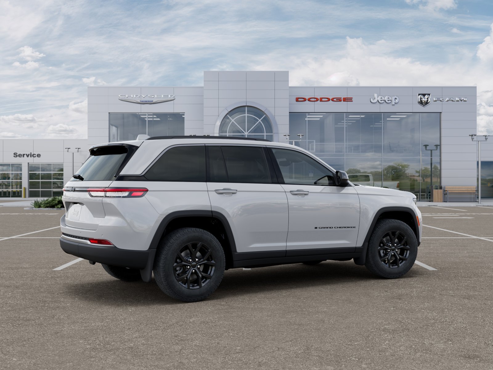 New 2026 Bright White Clear-Coat Exterior Paint Jeep Altitude image 30