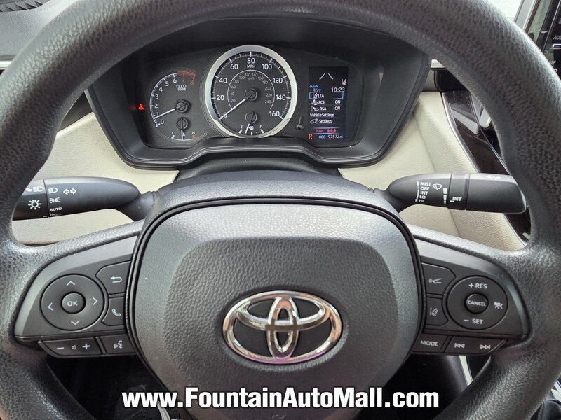 Used 2020 Blizzard Pearl TOYOTA LE CVT image 18