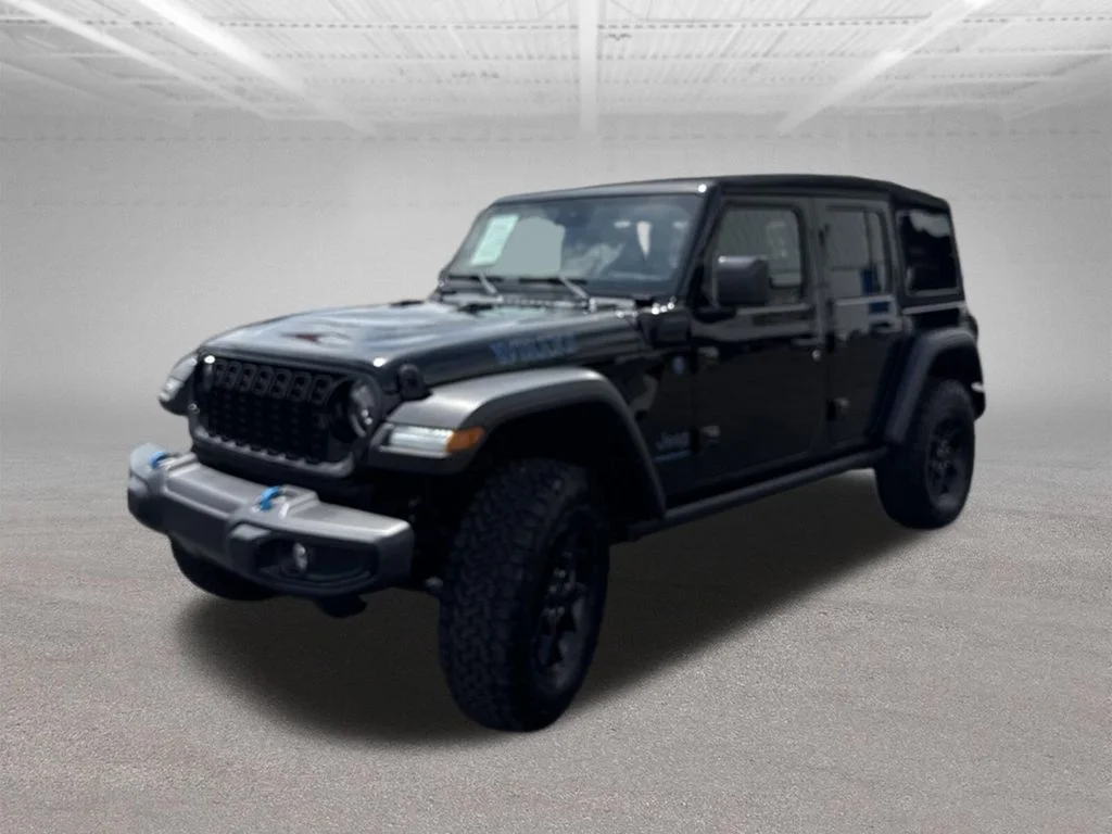 Certified Used 2024 Black Clearcoat Jeep Willys 4xe image 50