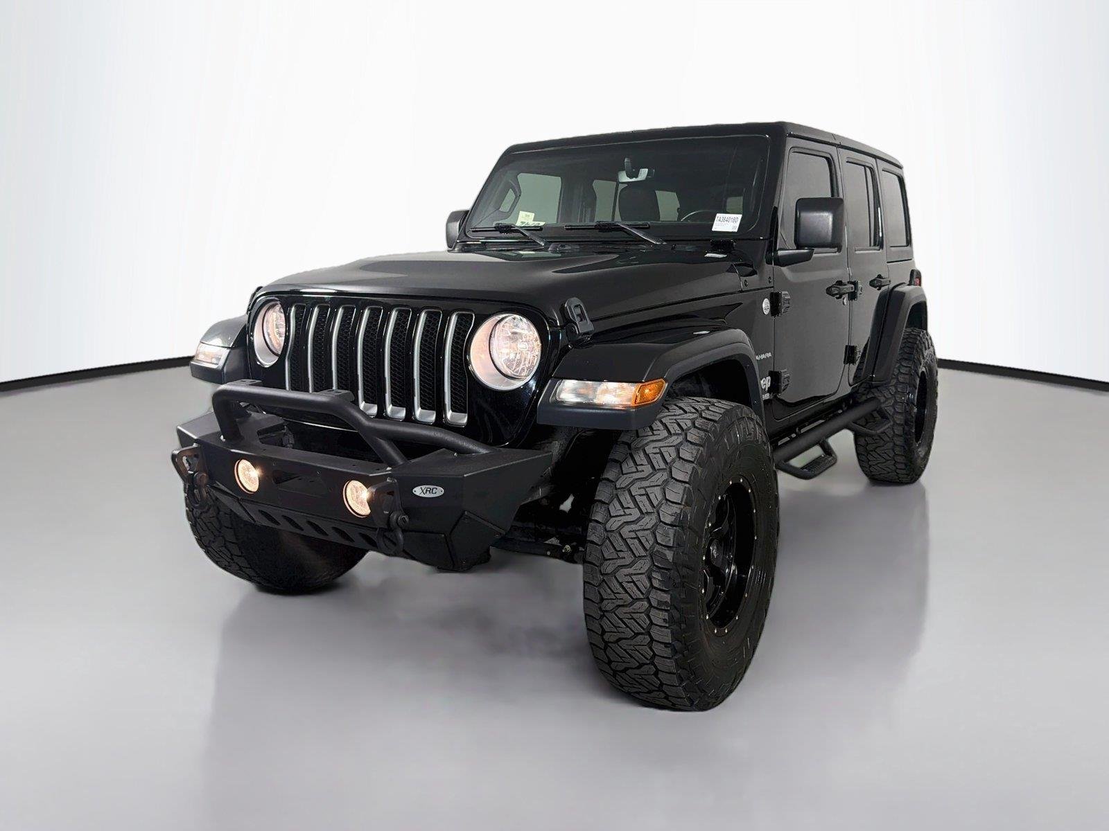 Used 2020 Black Jeep Sahara 4X4 image 1