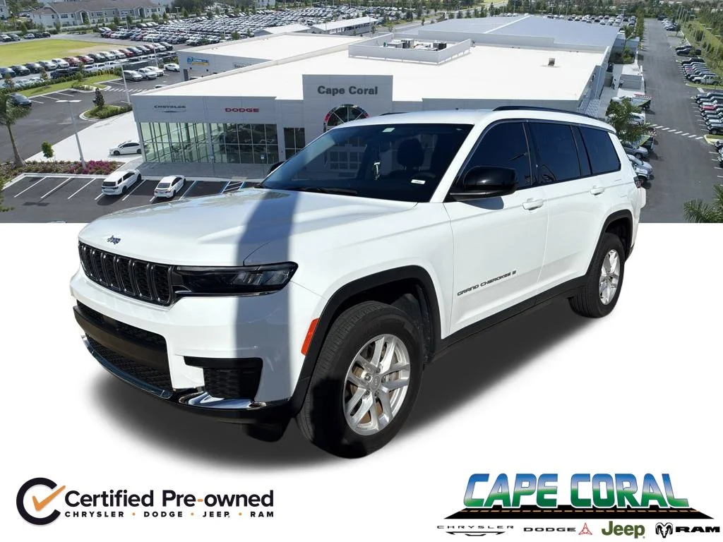 Certified Used 2023 White Jeep Laredo image 1