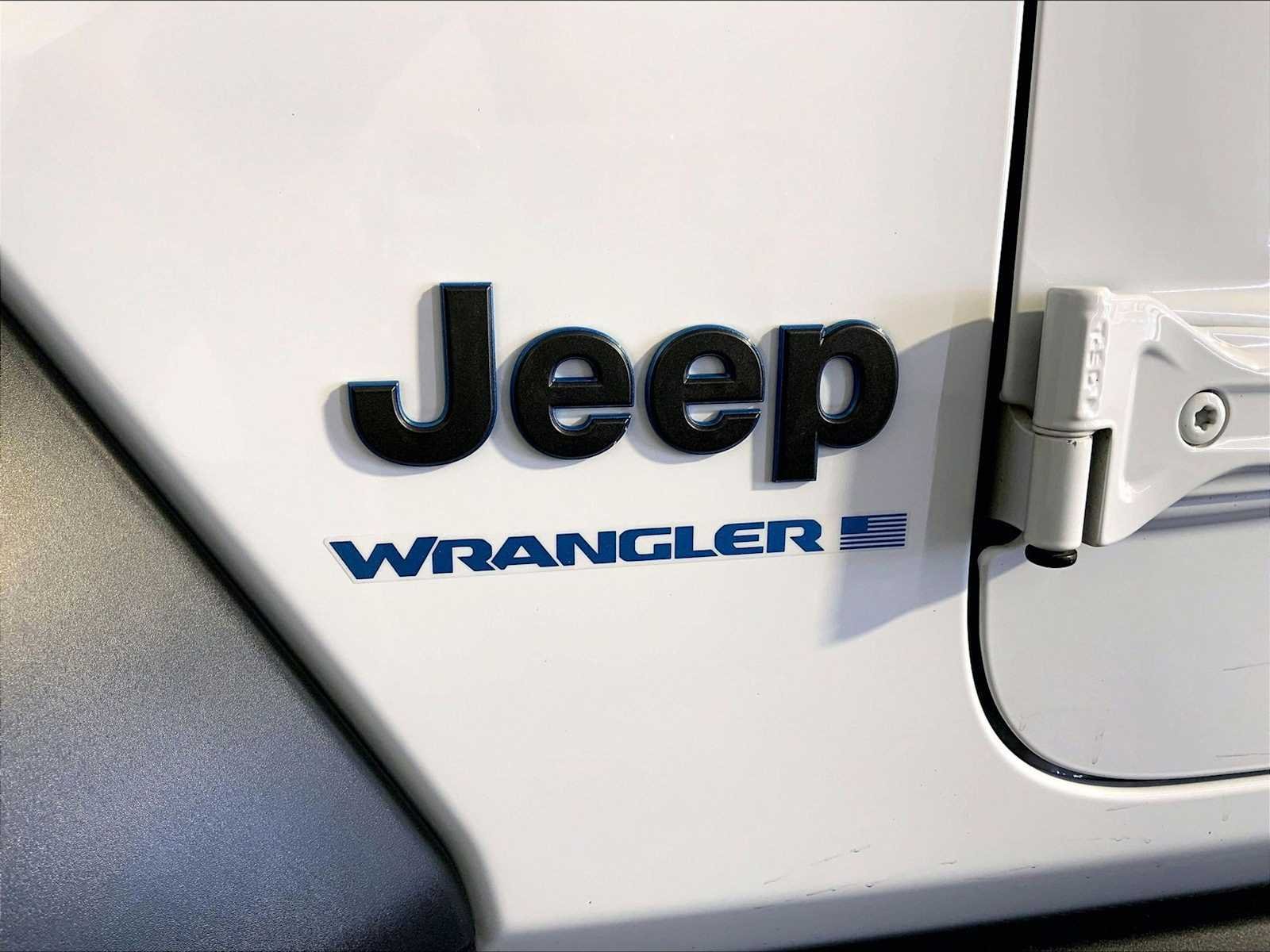 Used 2023 Bright White Clearcoat Jeep Willys image 36