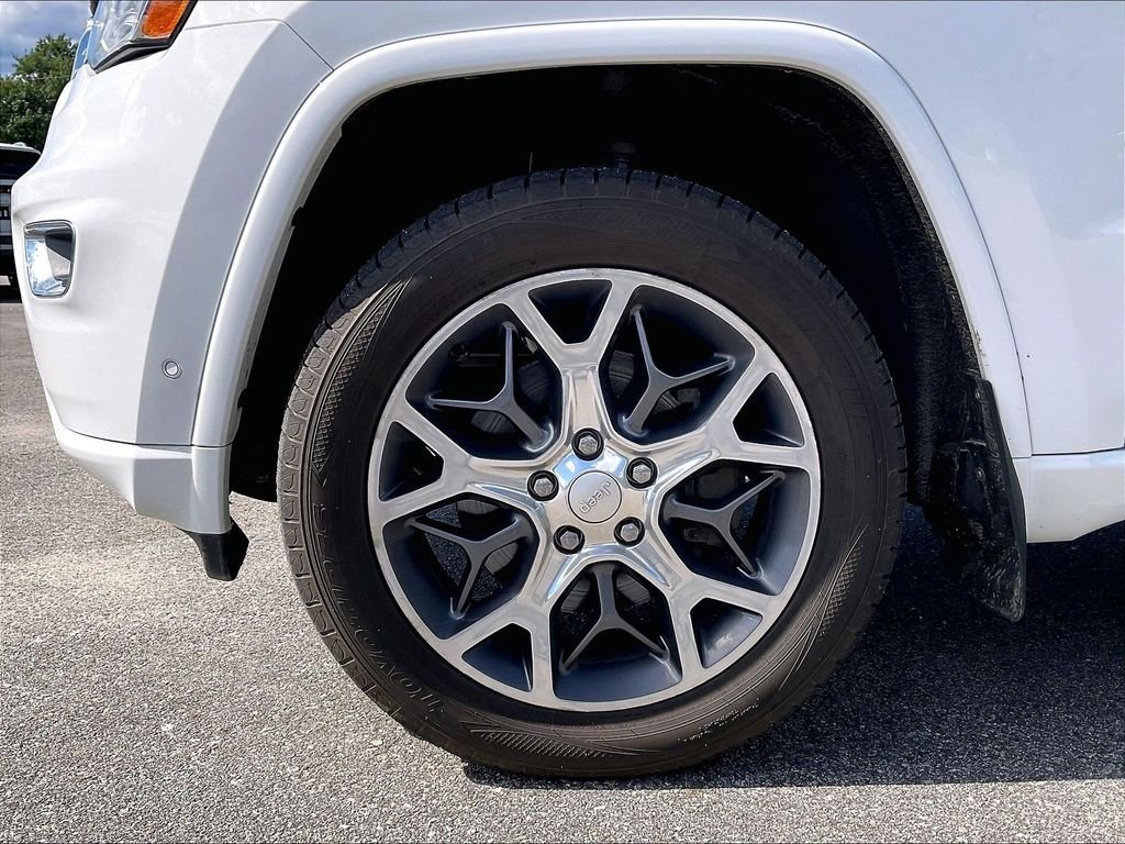 Used 2021 Bright White Clearcoat Jeep Overland image 7