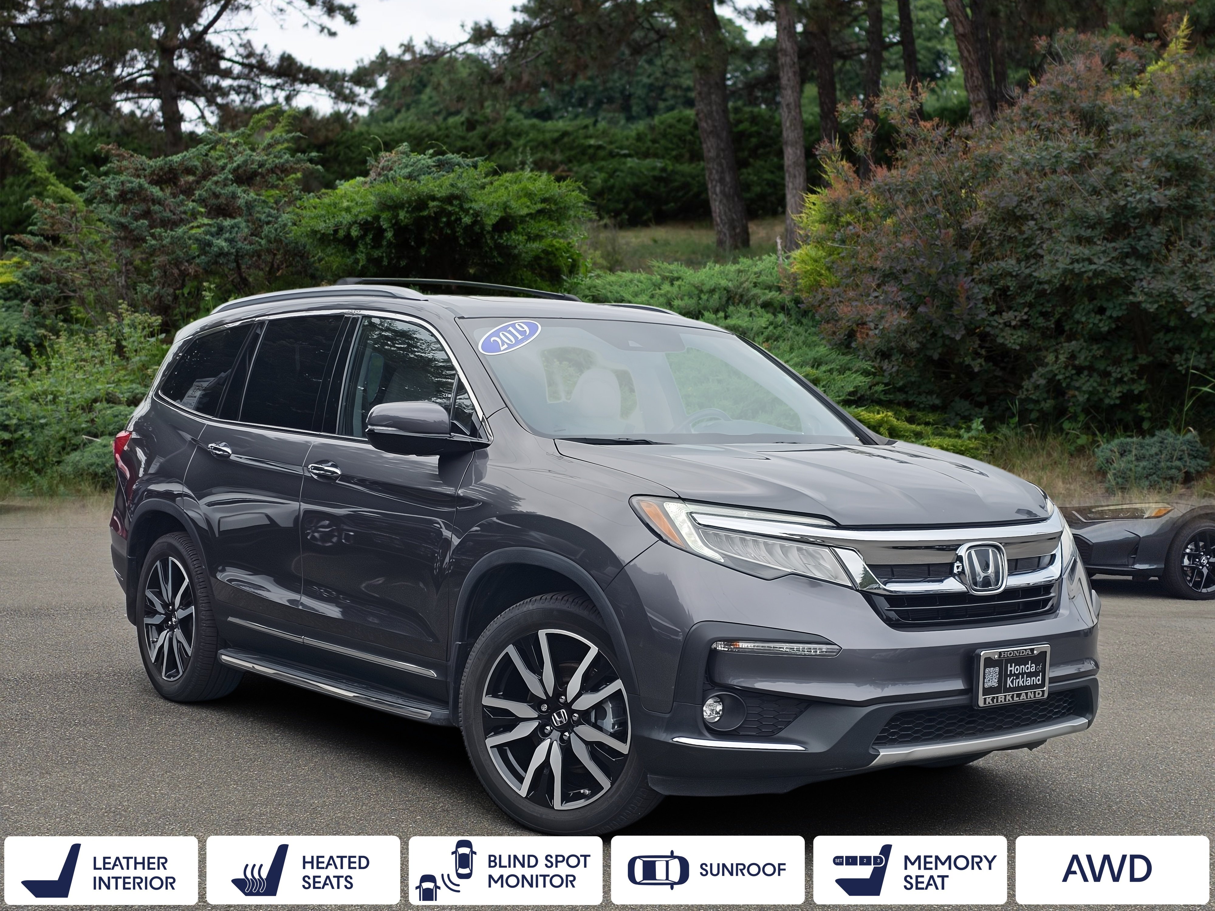 Used 2019 Modern Steel Metallic Honda Touring image 1