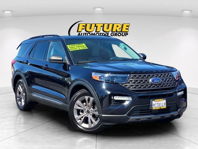 Used 2021 Black Ford XLT image 1
