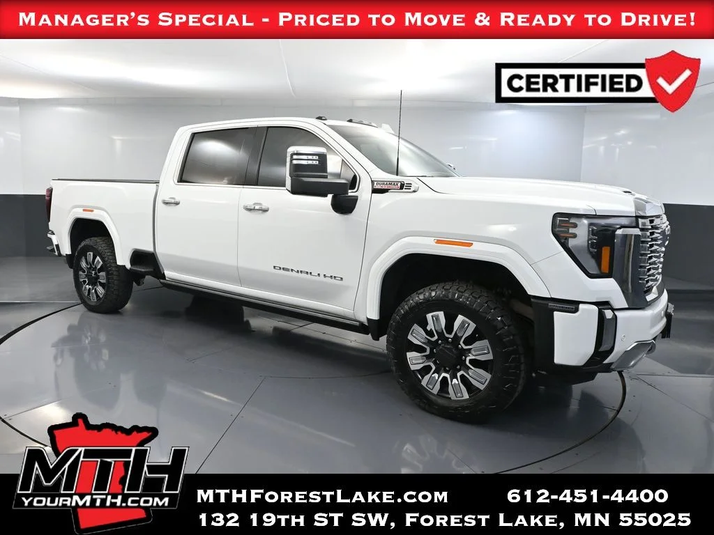 Certified Used 2025 White GMC Denali image 1