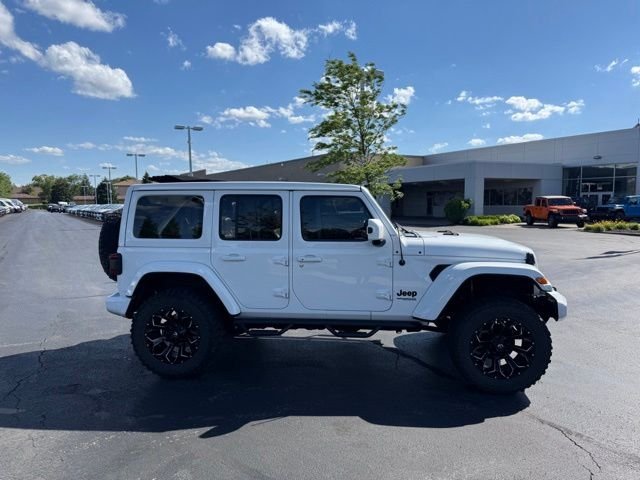 Certified Used 2021 Bright White Clearcoat Jeep Unlimited Sahara High Altitude image 5