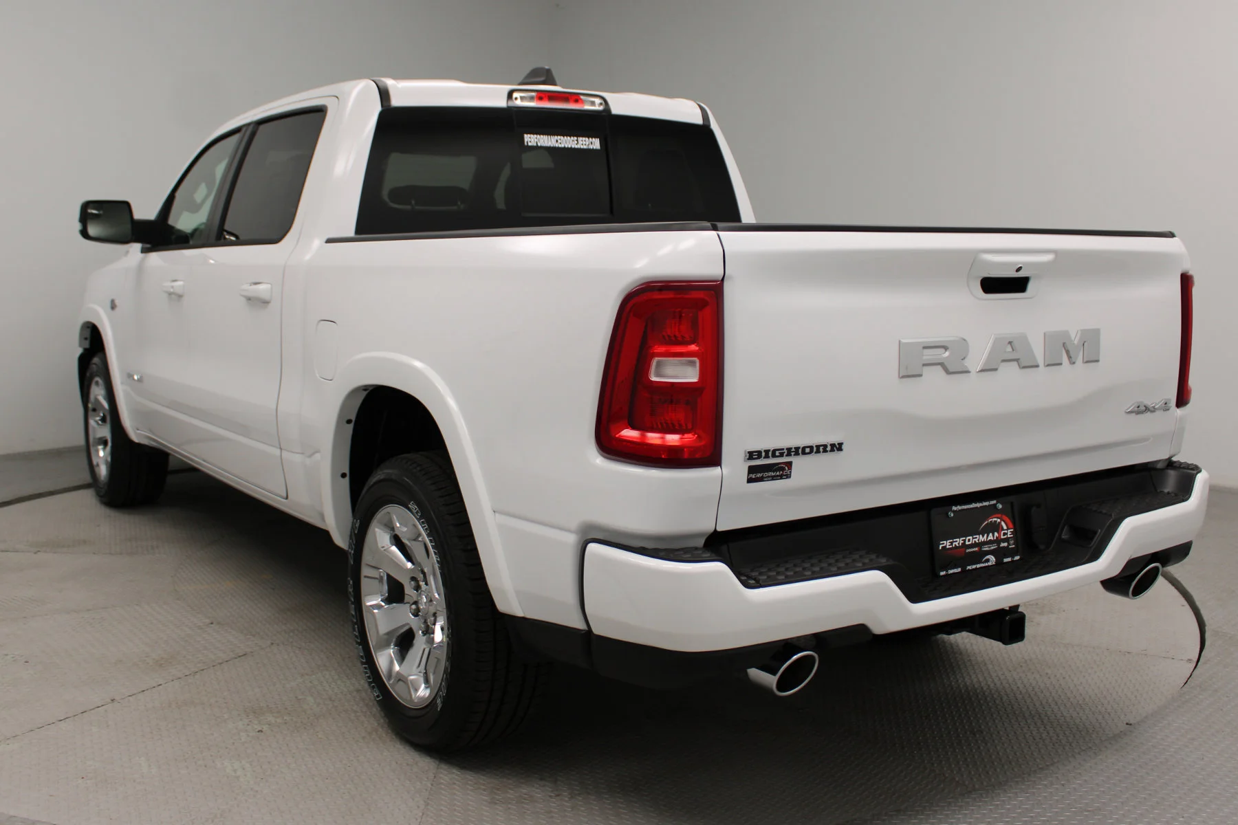 New 2026 Bright White Clear-Coat Exterior Paint RAM Big Horn 4x4 Crew Cab 5