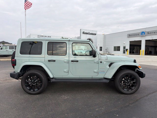 Used 2023 Gray Jeep Sahara 4xe image 2
