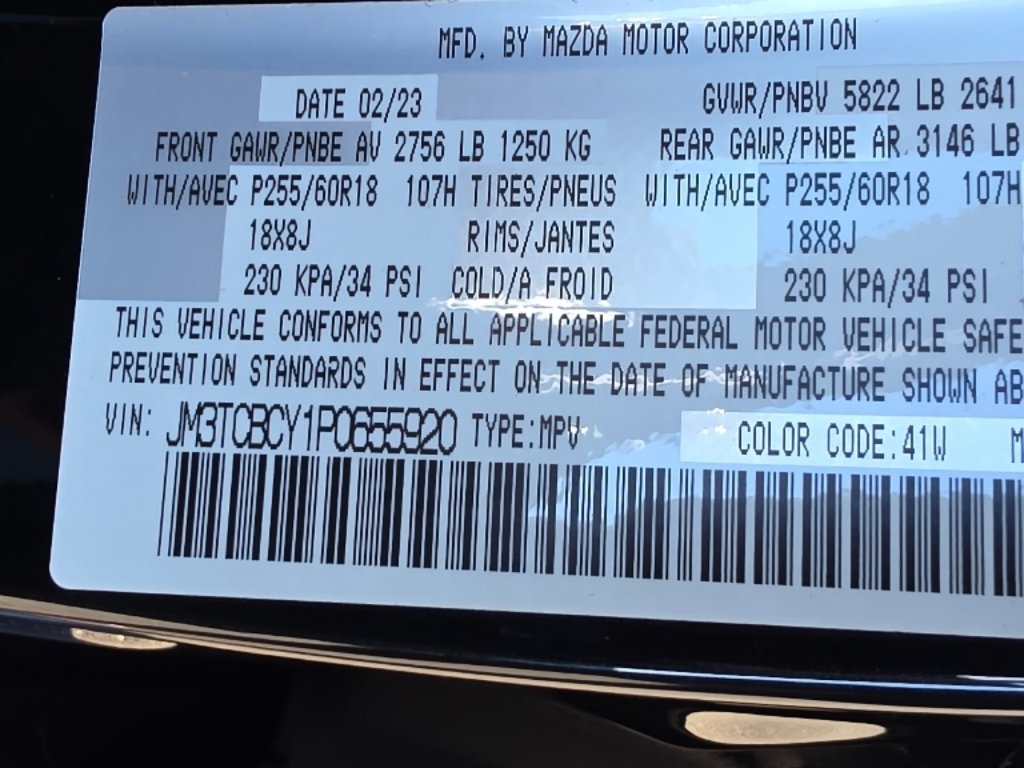 Certified Used 2023 Jet Black Mica Mazda Touring image 33