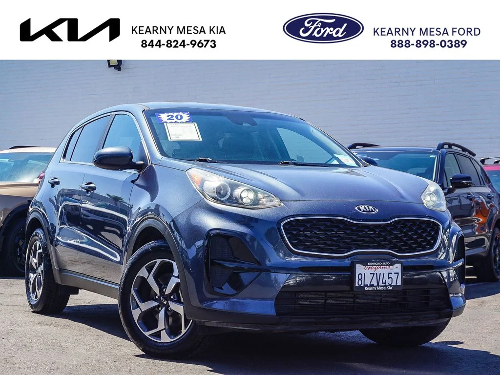Certified Used 2020 Blue Kia LX image 1