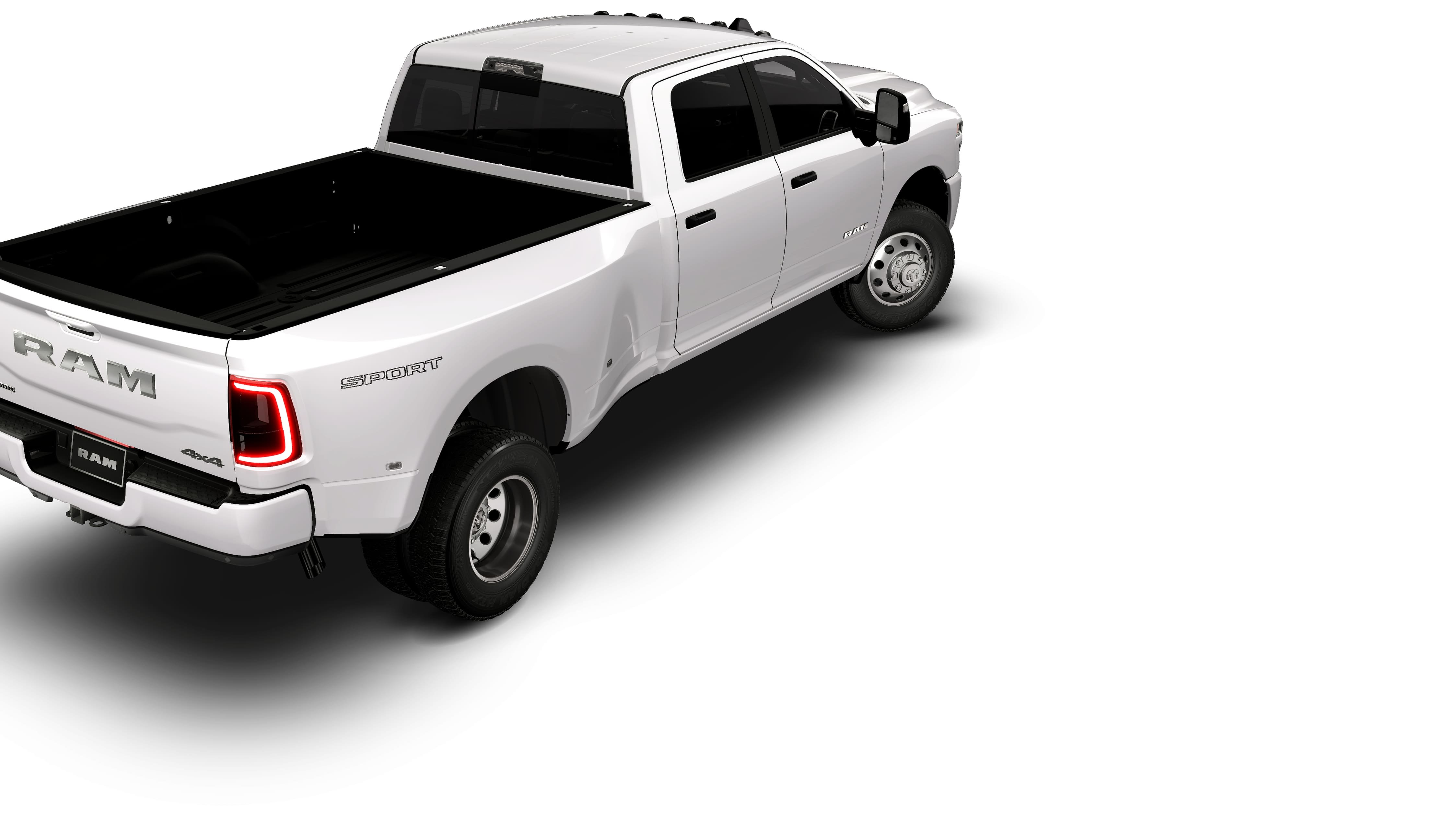 New 2026 Bright White Clear-Coat Exterior Paint RAM BIG HORN image 2