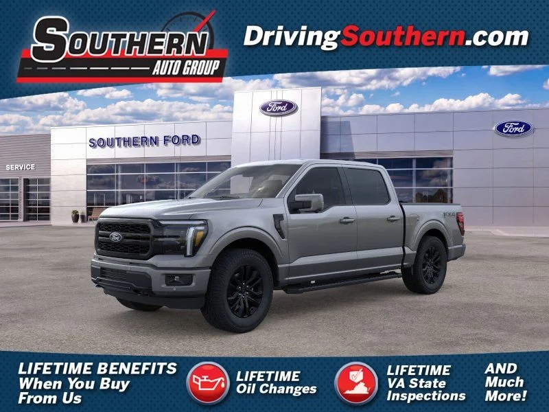 New 2026 Carbonized Gray Metallic Ford Lariat image 1