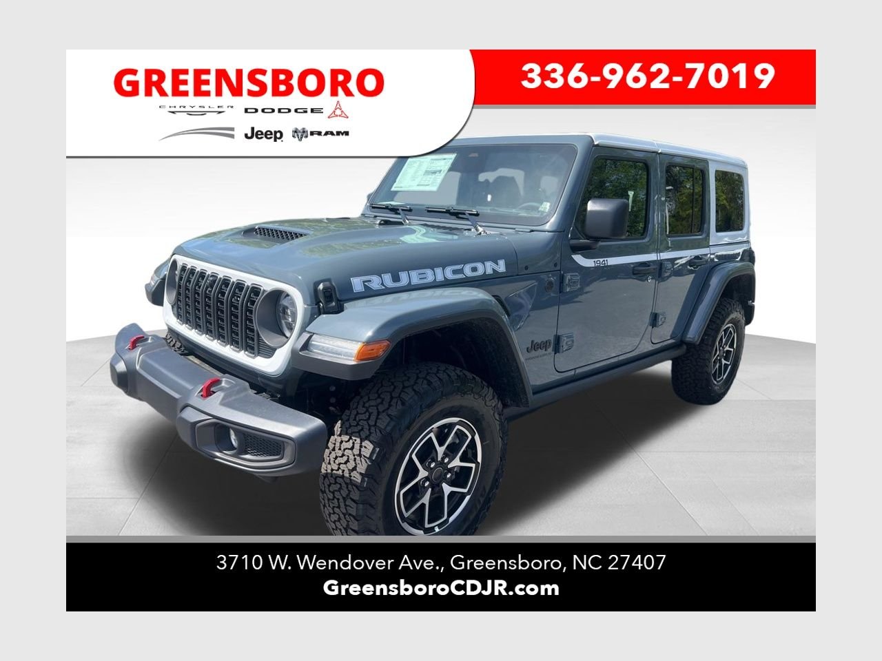 New 2026 Anvil Clear-Coat Exterior Paint Jeep Rubicon image 1