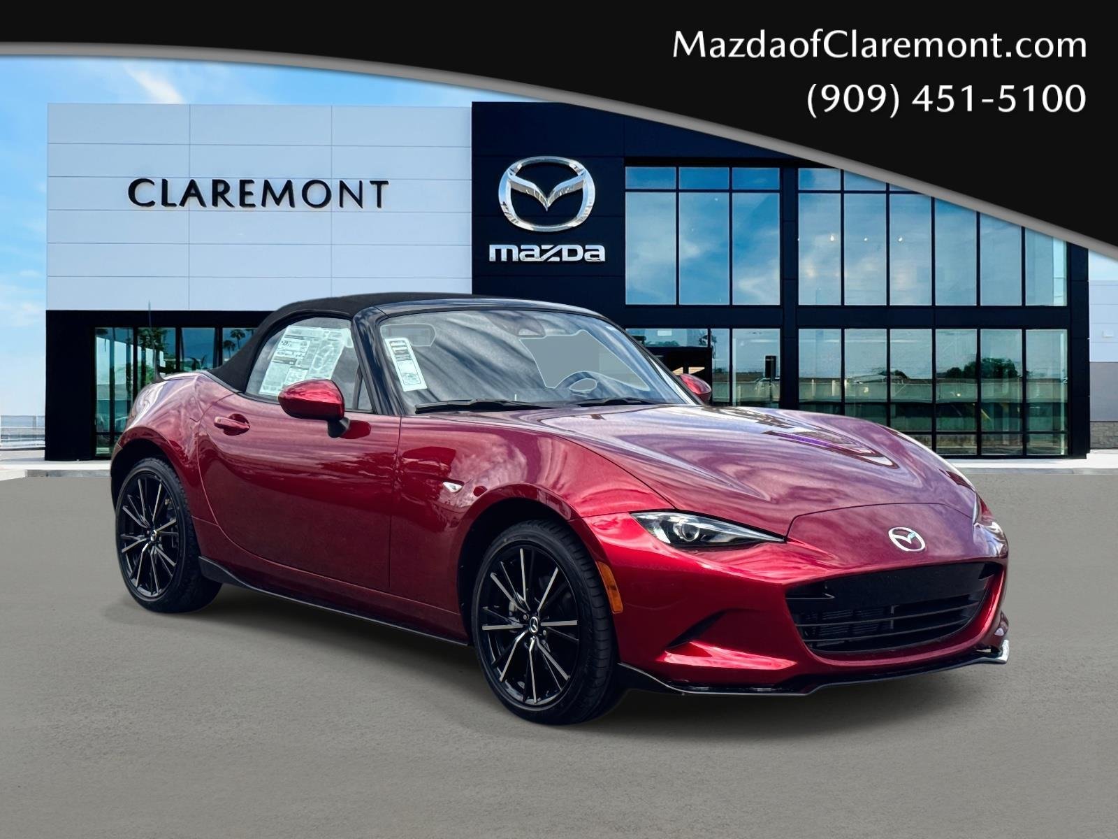New 2025 Mazda MX-5 MIATA Grand Touring CONVERTIBLE in Claremont