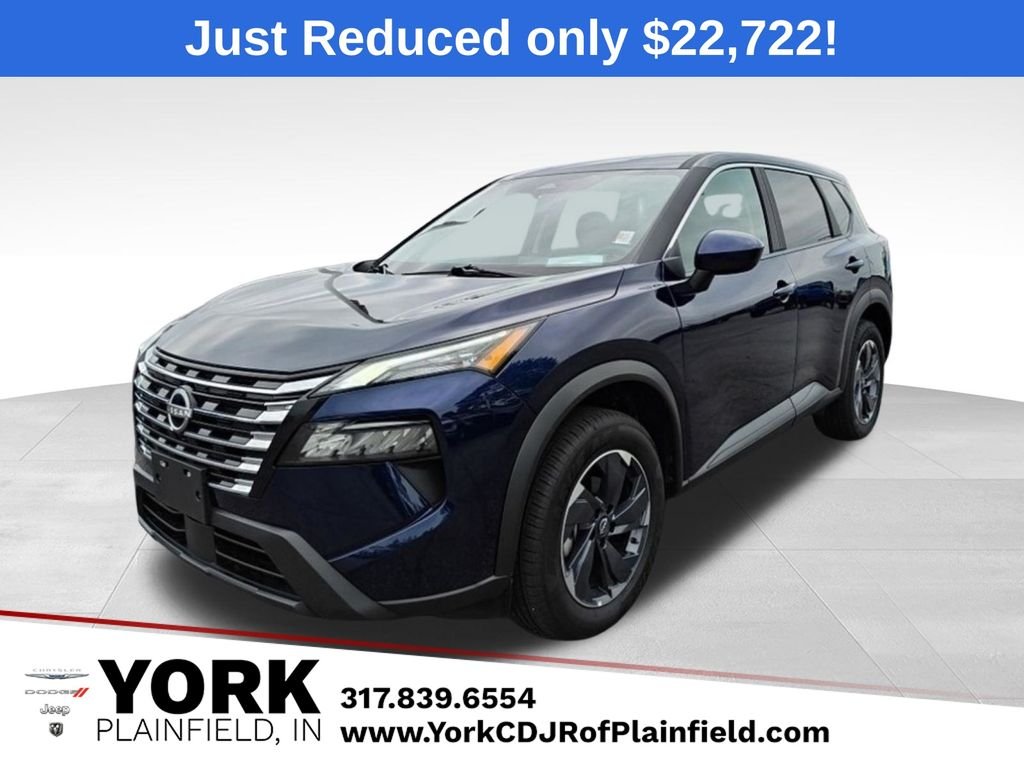 Blue 2025 Nissan Rogue SUV / Crossover Front-Wheel Drive Continuously Variable Transmission