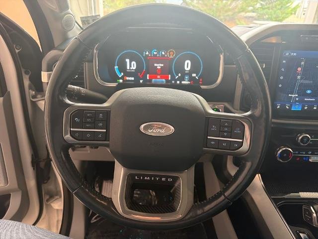 Used 2023 White Metallic Ford Limited image 65