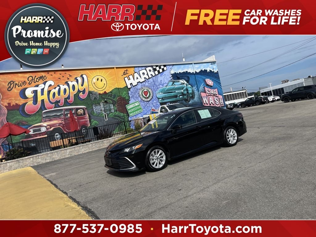Used 2024 Black Toyota LE image 1