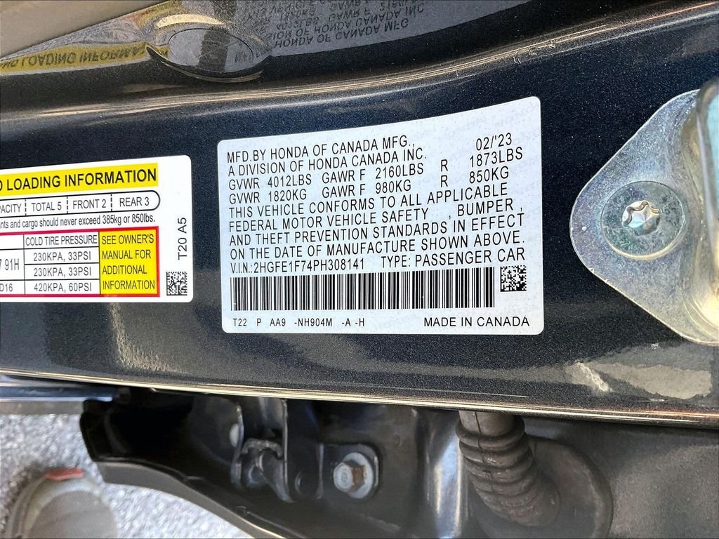 Used 2023 Black Honda EX image 34