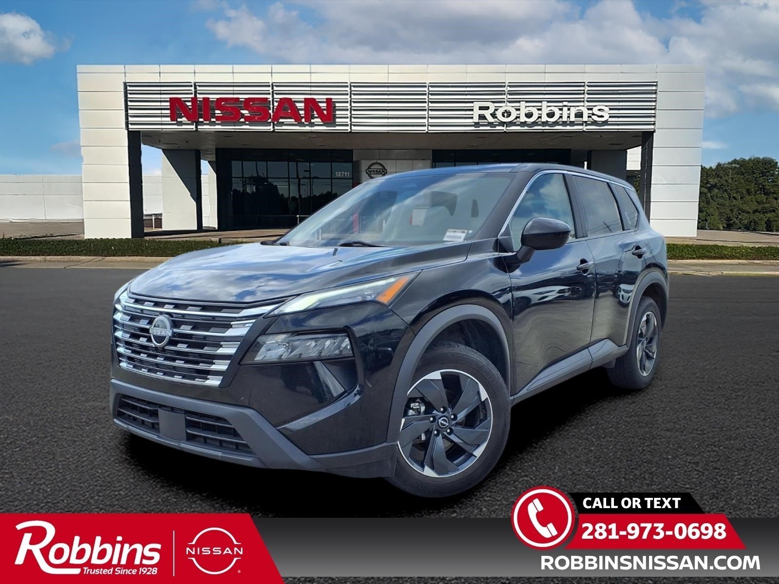 2024 Nissan Rogue SV Black at Robbins Nissan